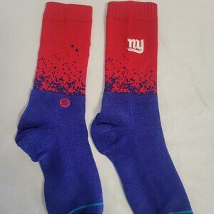 New York Giants NFL Red/Blue Fade Stance Socks (7-8)